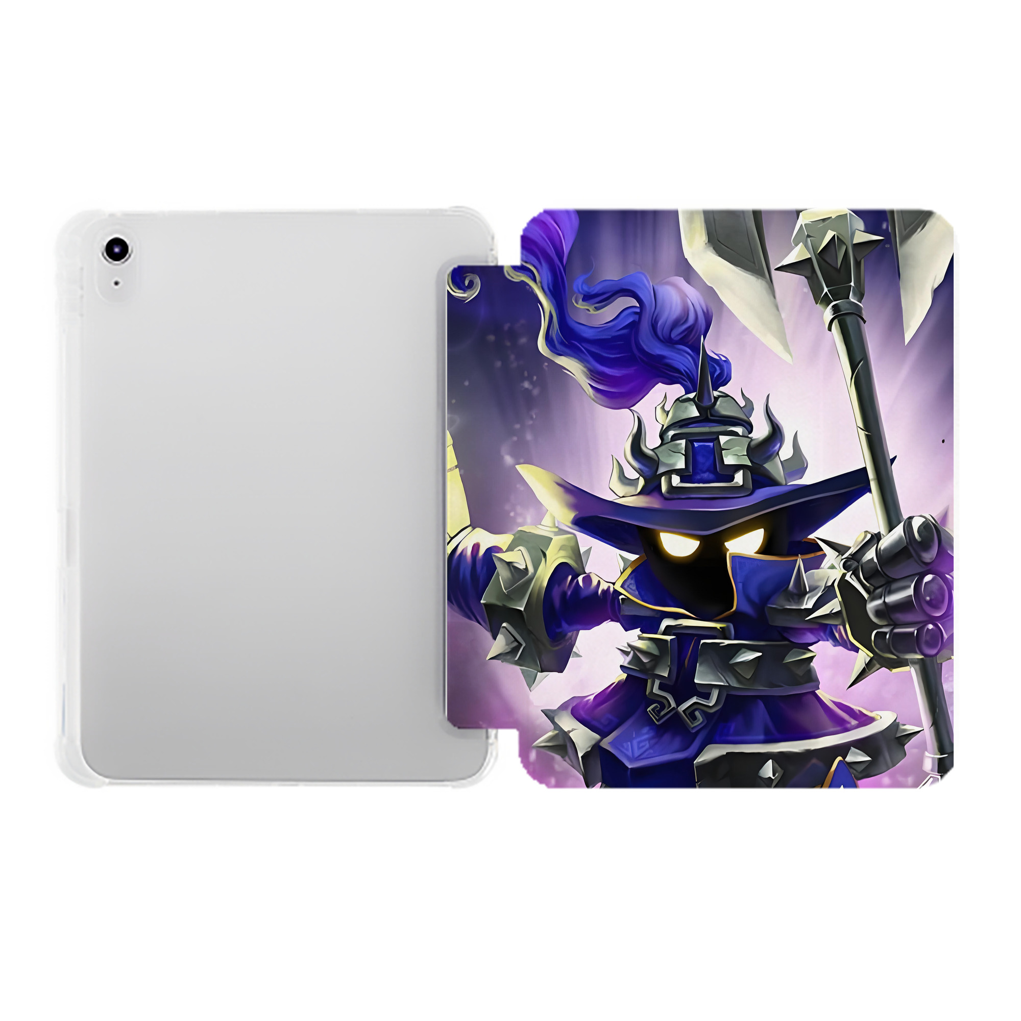 （画像用） リーグ・オブ・レジェンド League of Legends LOL IPad ケース ペン収納付き 三つ折りスタンド PUレザー×シリコン 対応機種9.5/10.5/10.9インチ